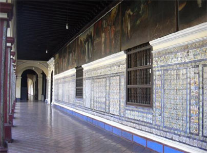 Corridor at the Dominican Convent of the Holy Rosary in Lima where St. Martin worked