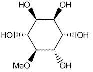 Chemical structure of pinitol.