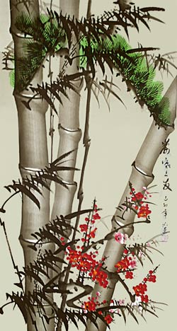 Bamboo scroll